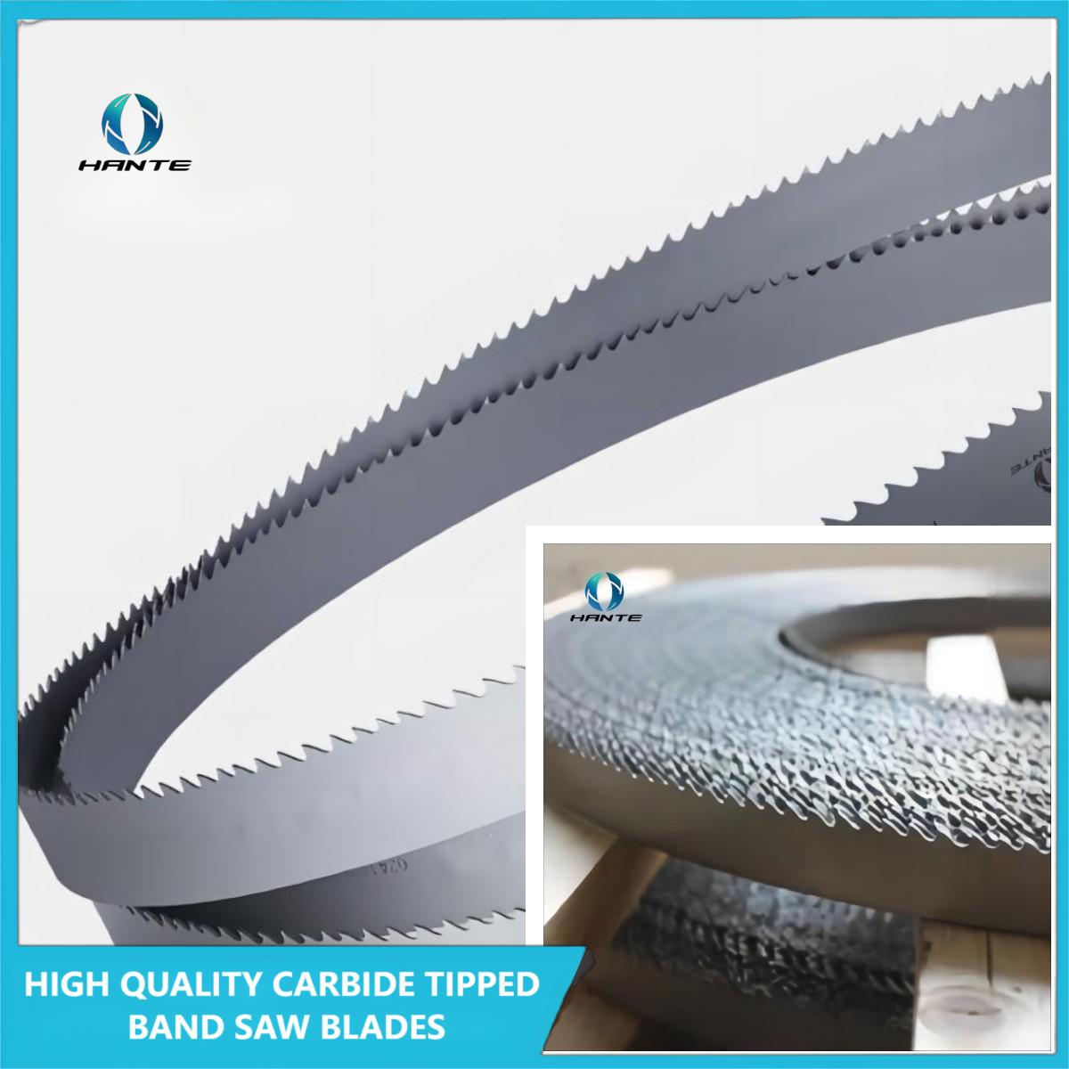 Uncoated Carbide Saw Pallets/Cartons/Wooden Cases Cut Stainless Steel Bandsaw Blades 34*1.1*2/3