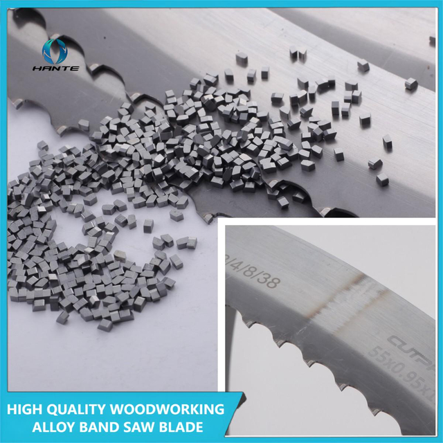 Saw Blades Woodworking Tools Strip Steel Tungsten Carbide Tips Band Saw Blade