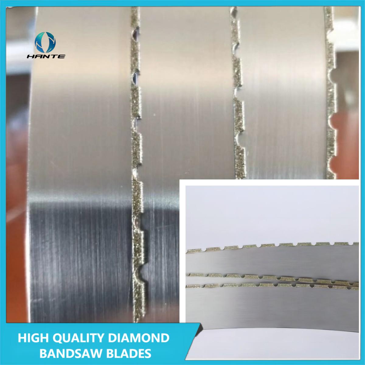 80mm Diamond Band Saw Blade Welded to Length Customized Bandsaw Blades