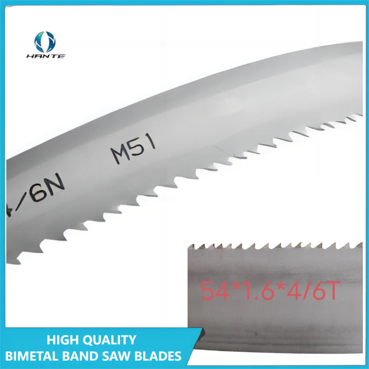 54*1.6*0.75/1.25 Best Quality Band Saw Blade/Bandsaw Blades M51 for Cutting