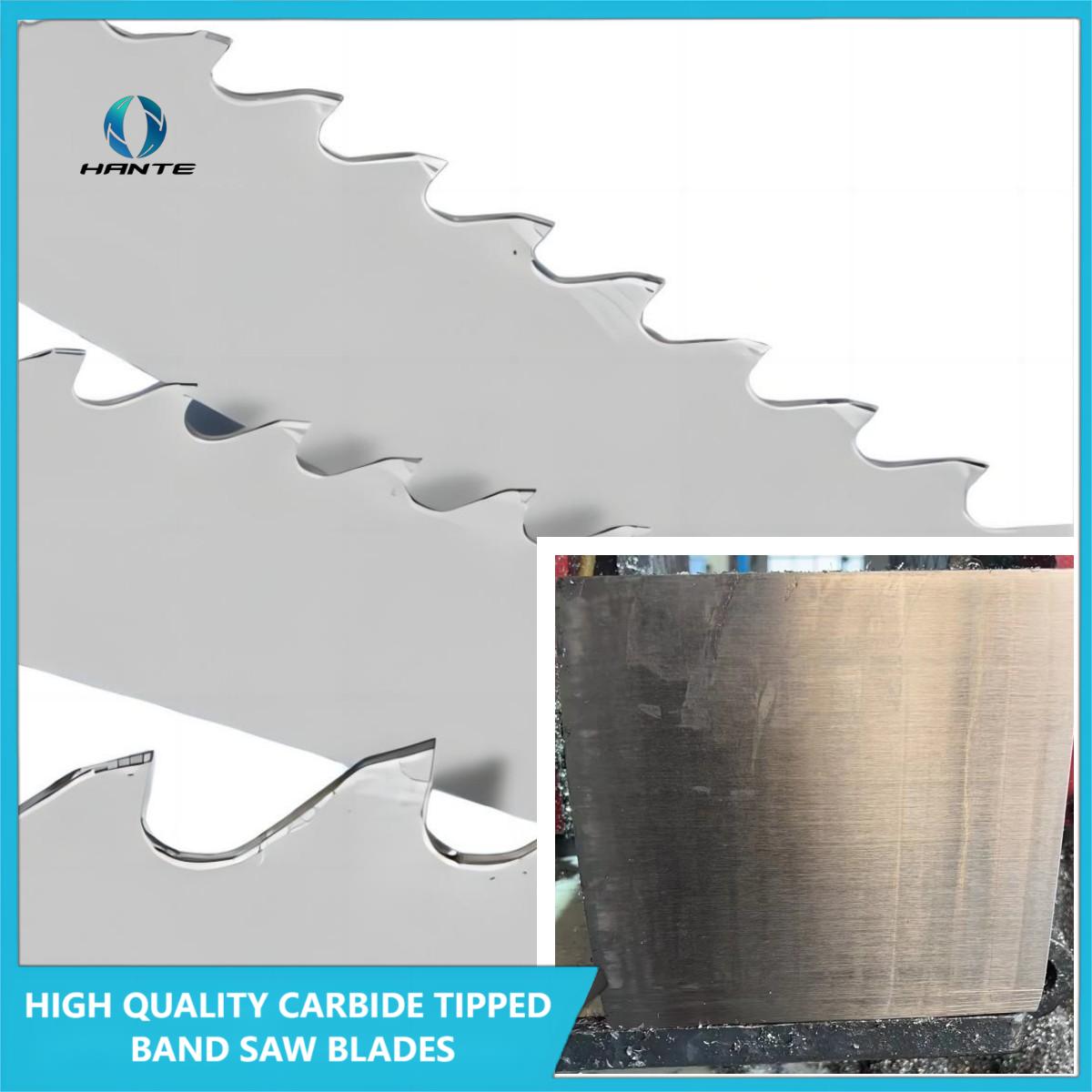 High Quality 67mm*1.6*0.75/1.25 Carbide Bandsaw Blades for Cutting High Temperature Alloy Steels