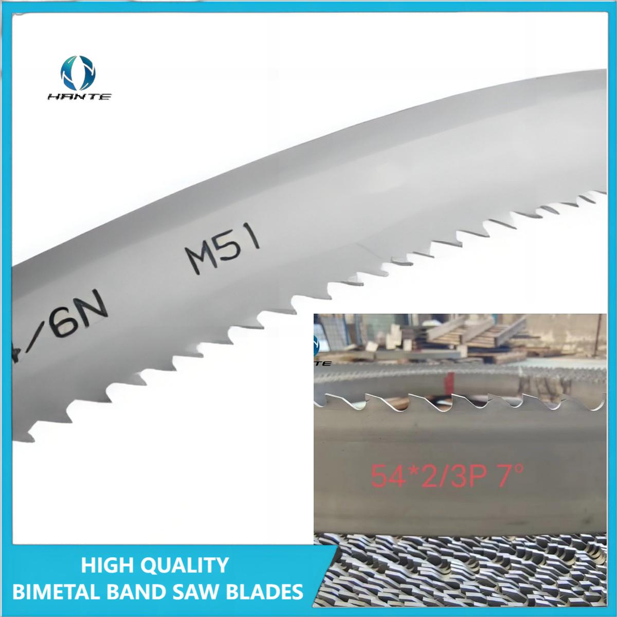 54*1.6*1.7/2.5 M51 Metal Steel Cutting Band Saw Blades/Bandsaw Blade