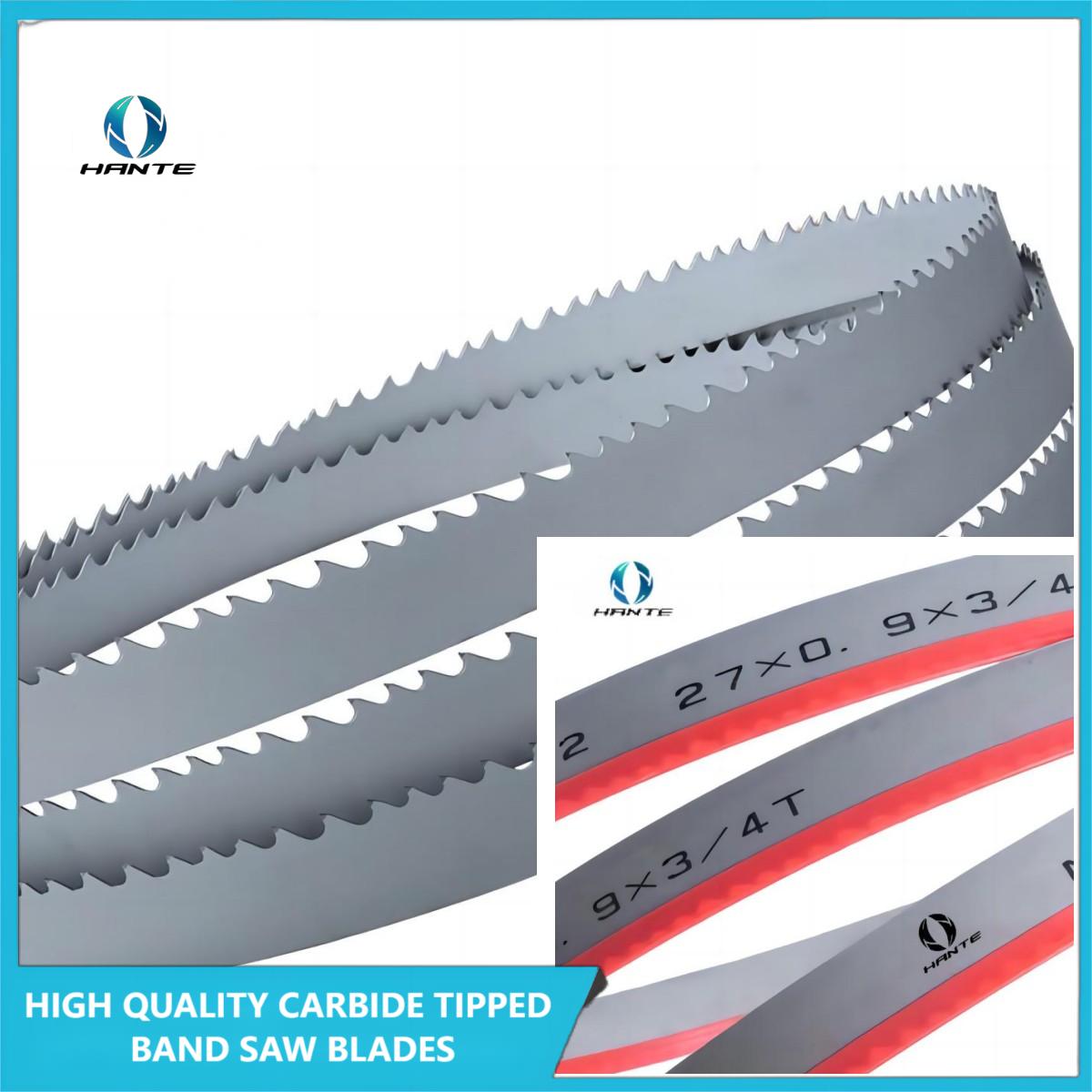 Hante 27mm*0.9*3/4 Pallets/Cartons/Wooden Cases Carbide Hard Metal Steel Cutting Band Saw Blades/Bandsaw blade with ISO9001: 2008