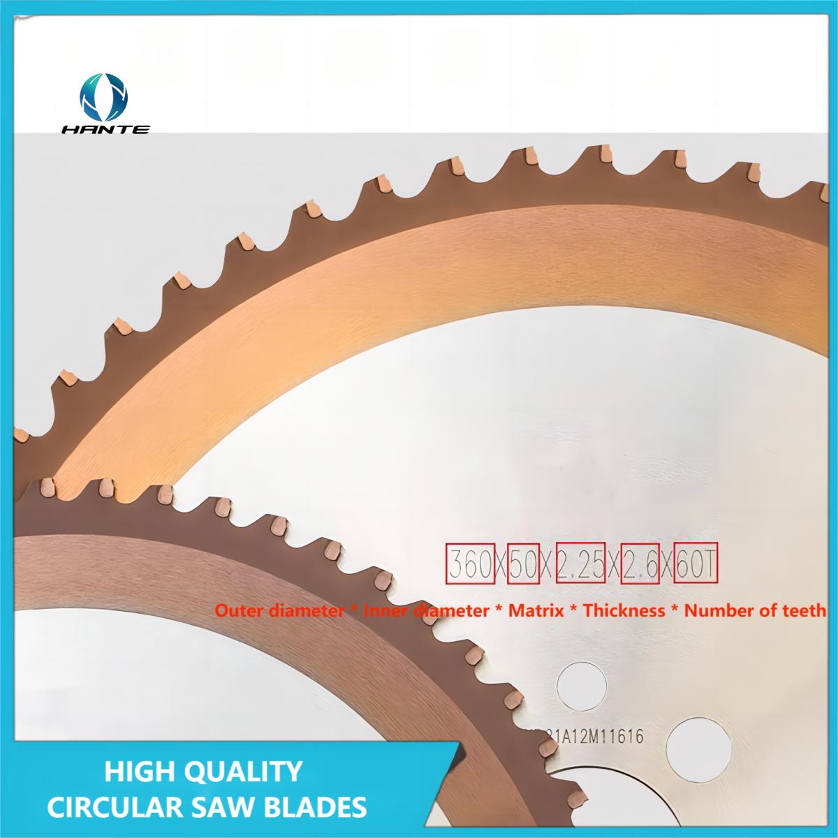 460mm*80 Ceramic Alloy Tips Cold Circular Saw Blade for Metal Cutting