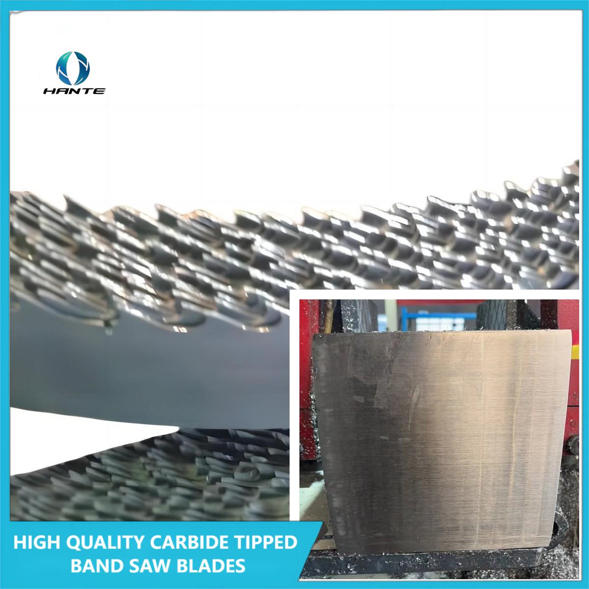 High Quality Carbide Insert/Bandsaw Blade 41mm*1.3*1.4/2 Suitable for Cutting High hardness materials such as nickel alloy High Temperature/Titanium Alloyand tungsten steel