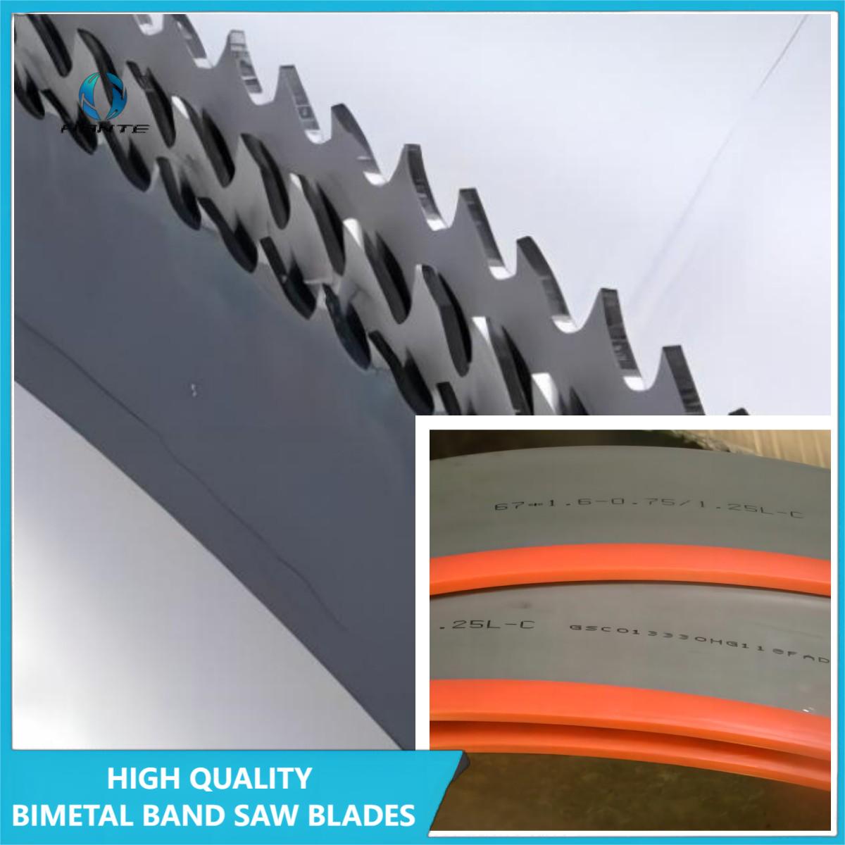 67mm*1.6*1/1.5 Steel Strip Carbon Steel X32 Bimetallic Band Saw Blades/Bandsaw Blade