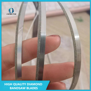 10mm*0.45/0.5 Diamond Carborundum Emery Band Saw Blades for Glass / Ceramic /Jadestone / Graphite Cutting