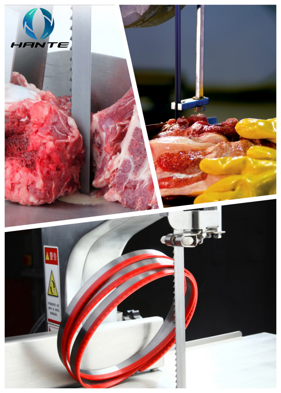 Factory Customized Food Bone Saw Meat Processing High-Performance Machine-280 Aluminum Spray Plastic Bone Sawing Machine