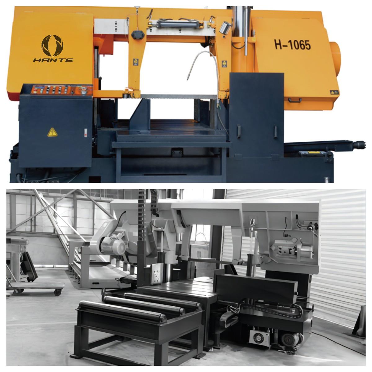 Multiple Function Square Steel Hydraulic Pipes Sawing Cutting Machine Automatic Servo Feeding H-1065