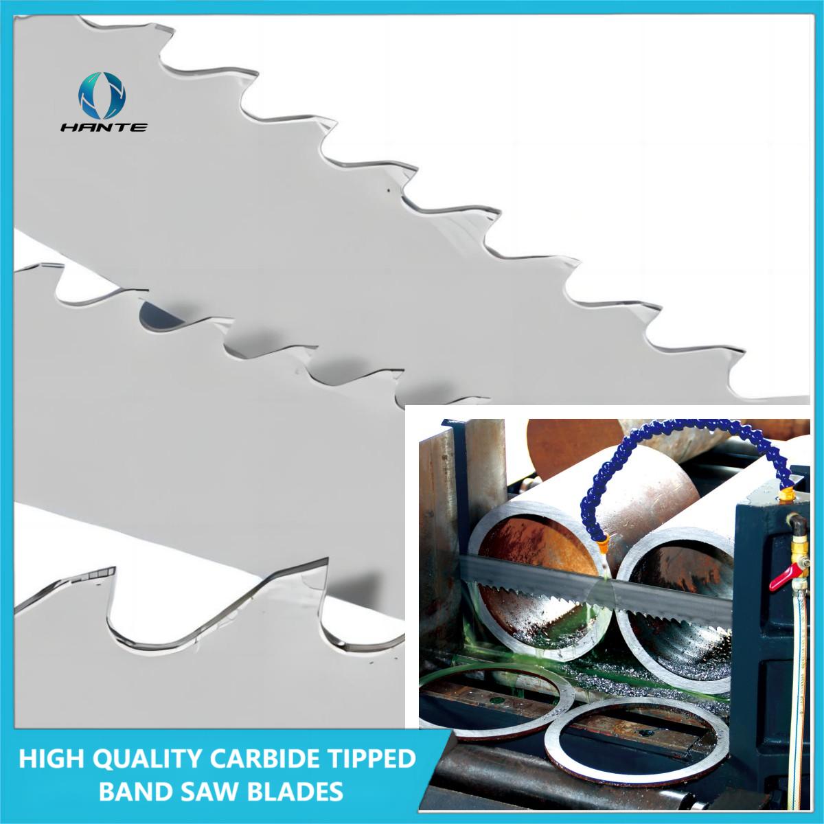 High Quality 67mm*1.6*0.75/1.25 Carbide Bandsaw Blades for Cutting High Temperature Alloy Steels